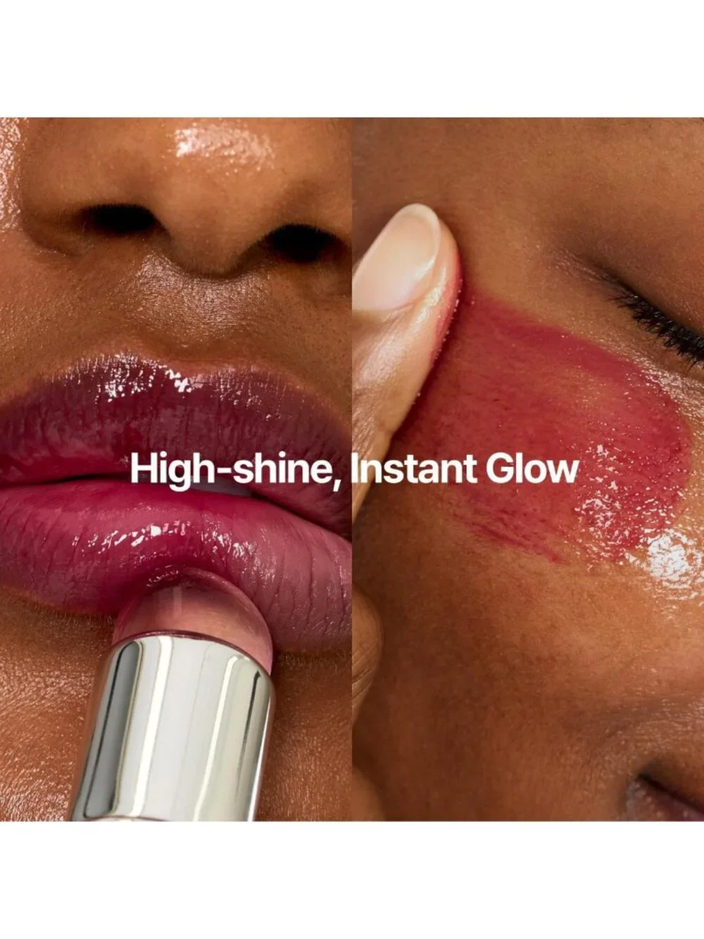 Glowy Jelly Pot & Keychain Set | Tinted Lip & Blush Color, Dewy Finish - Berry
